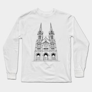 Saigon Cathedral, Vietnam Long Sleeve T-Shirt